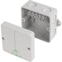 CED IP65 24A 5-Terminal Weatherproof Outdoor Adaptable Box 80mm x 52mm x 80mm (14556)