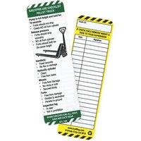 Scafftag Pallet Truck Tag Inserts 10 Pack (145YU)
