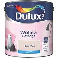 Dulux 2.5Ltr Blush Pink Matt Emulsion Paint (146CG)