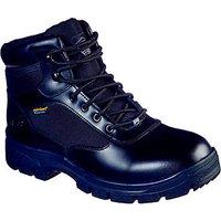 Skechers Wascana Benen Tactical Size 8 Black Waterproof Non Safety Work Boots (146PR)