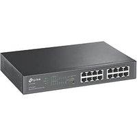 TP-Link TL-SG1016PE 16 Port Desktop / Rackmount Network Switch Black (146RN)
