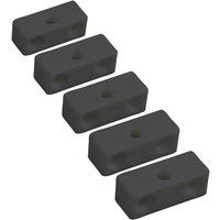 Essentials Assembly Joints Black 30.5mm x 11.5mm x 11.5mm 10 Pack (146TA)