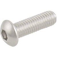 Easyfix Button Head Socket Screws A2 Stainless Steel M8 x 25mm 50 Pack (1470T)