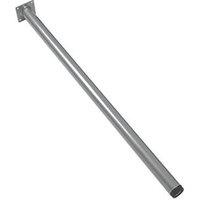 Rothley Round Furniture Leg Silver 700mm (14739)