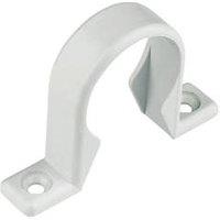 FloPlast Push-Fit Pipe Clips White 32mm 10 Pack (14741)