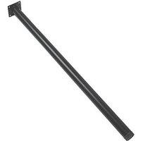 Rothley Round Furniture Leg Black 700mm (14742)