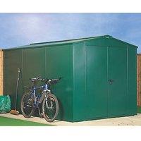 Asgard Gladiator Plus 7' 6" x 11' (Nominal) Apex Metal Shed Green (1479K)