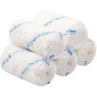 Fortress Trade Medium Pile Roller Sleeves Emulsion 4" x 46mm 5 Pack (147FM)