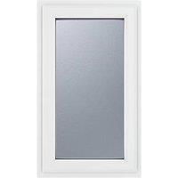 Crystal Left-Hand Opening Obscure Triple-Glazed Casement White uPVC Window 610mm x 1190mm (147JM)
