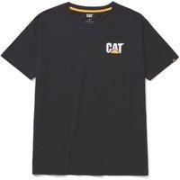 CAT Trademark Short Sleeve Tee Shirt Black 2X Large 47" Chest (148XT)
