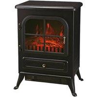Black Electric Stove Fire 415mm x 548mm (1499P)