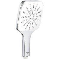 Grohe Vitalio SmartActive Cube Handset Chrome/White 130mm x 177mm (149PJ)