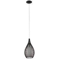 Eglo Razoni Single Pendant Light Black (149PL)