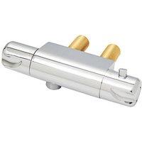 Highlife Bathrooms ASP Exposed Single Outlet Thermostatic Chrome Mini Horizontal Bar Shower Valve (149TJ)