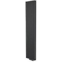 Ximax Gamba 1800mm x 400mm 3850BTU Anthracite Vertical Designer Radiator (151TR)