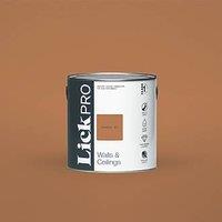 LickPro Max+ 2.5Ltr Orange 02 Matt Emulsion Paint (152JY)