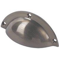 Essentials Shell Drawer Pull 90mm Antique Brass (15427)