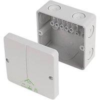 Essentials IP65 32A 5-Terminal Weatherproof Outdoor Adaptable Box 93mm x 55mm x 93mm (15488)