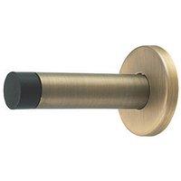 Eclipse Cylinder Projection Solid Wall Door Stop 20 x 85mm Antique Brass (154KW)