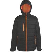 Regatta Navigate Thermal Jacket Black/Orange Pop 2X Large 47" Chest (154TW)