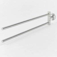 Ormara Twin Towel Rail Sliver 432mm x 55mm x 93mm (155FV)