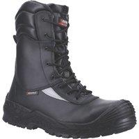 Cofra Off Shore S3 SRC Size 12 Black Water-Resistant Safety Boots (155XK)