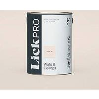 LickPro Max+ 5Ltr Pink 01 Eggshell Emulsion Paint (156JY)