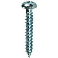 Quicksilver PZ Rounded Thread Cutting Woodscrews 6ga x 5/8" 200 Pack (15768)