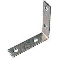 Essentials Corner Braces Zinc-Plated 64mm x 64mm x 16.5mm 10 Pack (15790)