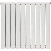 Towelrads Dorney 600mm x 592mm 1042BTU White Vertical Designer Radiator (157RY)