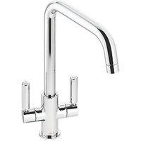 Abode Globe Quad Dual-Lever Mono Mixer Kitchen Tap Chrome (159RK)