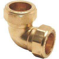 Pegler PX44 Brass Compression Equal 90 Elbow 22mm (1614G)