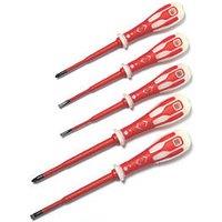 C.K Dextro Glo Slim Mixed VDE Screwdriver Set 5 Pieces (161JF)