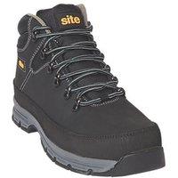 Site Bronzite Size 7 Black Steel Toe Cap Safety Boots (161KY)