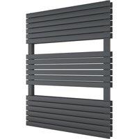 Ximax Watson Duplex 765mm x 600mm 2737BTU Anthracite Vertical Towel Radiator (161YE)