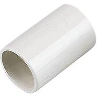FloPlast Straight Couplings White 21.5mm 5 Pack (16247)