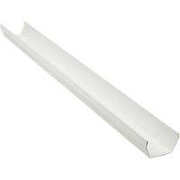 FloPlast PVC Square Gutter White 114mm x 3m 6 Pack (16271)