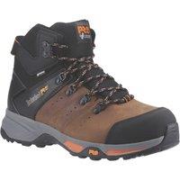 Timberland Pro Switchback Size 10 Brown Waterproof Safety Boots (162TN)