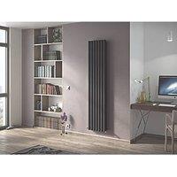 Ximax Fortuna 1800mm x 410mm 4147BTU Anthracite Vertical Designer Radiator (1634H)