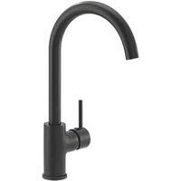 Streame by Abode Nico Swan Single Lever Mono Mixer Matt Black (163JM)