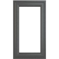 Crystal Right-Hand Opening Clear Double-Glazed Casement Anthracite Grey uPVC Window 610mm x 965mm (163JP)