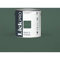LickPro Max+ 2.5Ltr Green BS 14 C 39 Eggshell Emulsion Paint (163JY)