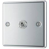 LAP 20A 16AX 1-Gang 2-Way Toggle Switch Polished Chrome (163PN)
