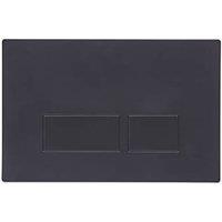 Quad Dual-Flush Flushing Plate Black (163RM)
