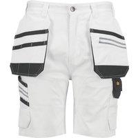 Site Kirksey Shorts White/Grey 38" W (163YV)