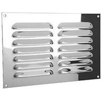 Xpelair Gas Louvre Vent Stainless Steel 189mm x 126mm (1641R)