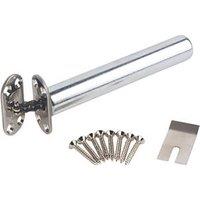 Smith & Locke Concealed Door Closer Radius Polished Chrome 95 144.5mm (1647G)