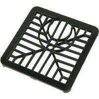 FloPlast Gulley Grid Black 150mm x 150mm (16499)
