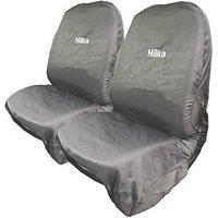 Hilka Pro-Craft Single Front Seat Cover 1350mm x 650mm Black 2 Pack (165PG)