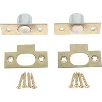 Essentials Bales Cabinet Catches Gold 57.5mm x 23mm 2 Pack (165TE)